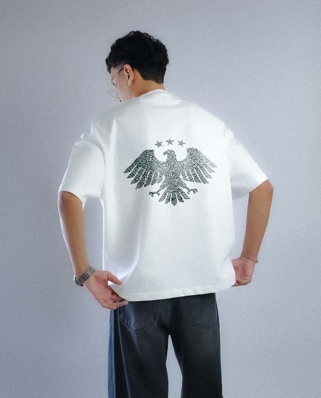 Syrian Heritage Tee – New National Logo Edition تيشيرت الهوية السورية – إصدار الشعار الوطني الجديد
